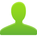 user, green YellowGreen icon