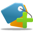 Add, bookmark SteelBlue icon