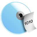 Data, disc SkyBlue icon