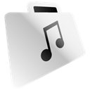 music, Folder WhiteSmoke icon