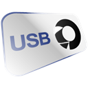 Disk, Usb Black icon