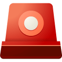 Alarm, r, light Firebrick icon