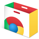 web, chrome, store SandyBrown icon