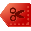 tag, Coupon, r Firebrick icon