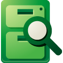 search, filing, Cabinet ForestGreen icon
