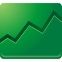 old, graph, line ForestGreen icon