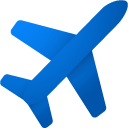 Plane, B DodgerBlue icon