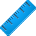 Lb, ruler DodgerBlue icon