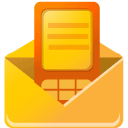 y, Email, sms Gold icon