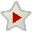 video, star, r Silver icon