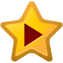y, video, star Gold icon