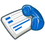 voice mail Black icon