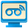 voice mail, Lb DodgerBlue icon