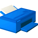 printer, B DodgerBlue icon