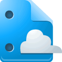 Cloud, document DodgerBlue icon