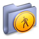 Folder, public Black icon