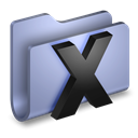 osx, system, Folder Black icon