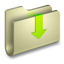 Downloads, Folder Tan icon