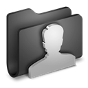 Folder, user DarkSlateGray icon
