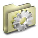 Folder, preferences, Developer Black icon