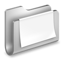 paper, documents, Folder WhiteSmoke icon