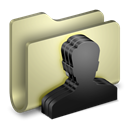 Folder, group Black icon