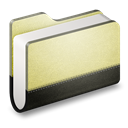 Folder, Library Black icon