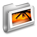 photos, Folder Black icon