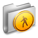 public, Folder Black icon