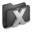 system, osx, Folder DarkSlateGray icon