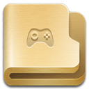 Folder, Games Khaki icon