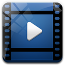video, File SteelBlue icon