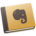 Brown, Evernote Black icon