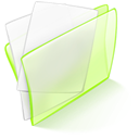 green, dossier, papier PaleGoldenrod icon