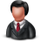 Businessman DarkSlateGray icon
