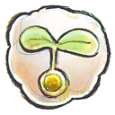 Flower, seed DarkSlateGray icon