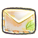 mail, Leaf BurlyWood icon