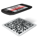 Code, qr Black icon