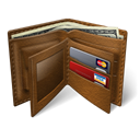 wallet SaddleBrown icon