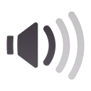 volume, Audio, Panel, low Black icon