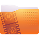 Folder, video Chocolate icon