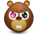 bear, Angry SaddleBrown icon