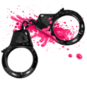 Handcuffs Black icon