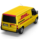 dhl, Back Black icon