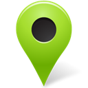 outside, marker, chartreuse, mapmarker Black icon