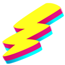 shock, Bonus, rave Yellow icon