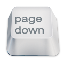 Page, Down Gainsboro icon