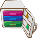 Zip, Compressed, Archive Gainsboro icon