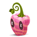 pink, pepper, weird Black icon