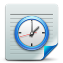 Scheduled, Tasks, document Gainsboro icon